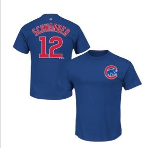 NEW - Kyle Schwarber Chicago Cubs Majestic.